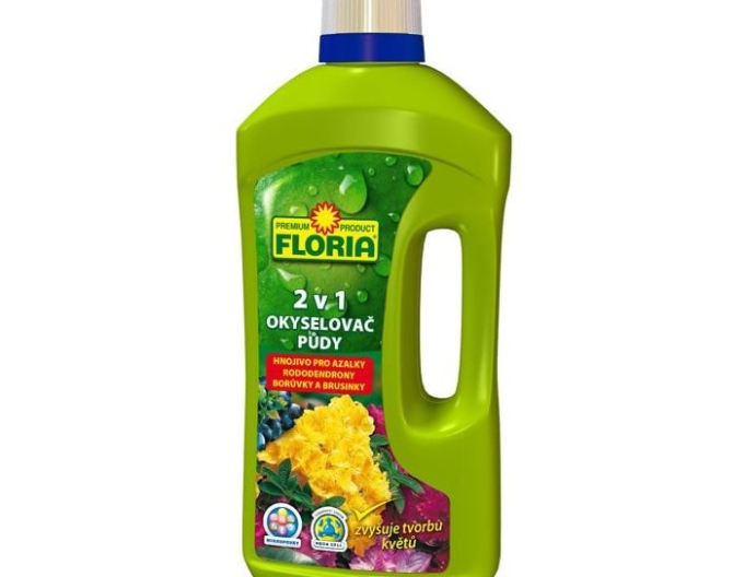 FLORIA Bodensäuerungsmittel und Flüssigdünger für Azaleen und Rhododendren 2in1 1l