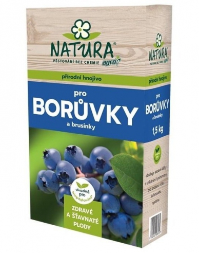 NATURA Organischer Dünger für Heidelbeeren, Preiselbeeren 1,5kg