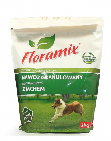 Floramix Granulat-Rasendünger mit Anti-Moos-Effekt 3kg